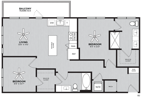 a floor plan of a home
